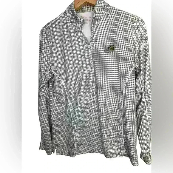 Peter Millar Women’s Quarter Zip Pullover. Size Medium - Picture 1 of 6